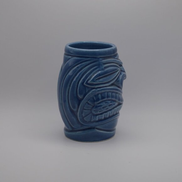 Tiki Farm 2001 Blue 4.5 inch Tiki (Smiley Jimmy C) - Picture 4 of 5